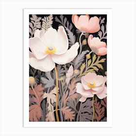 Anemone 2 Flower Painting Art Print