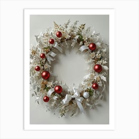 Christmas Wreath Art Print