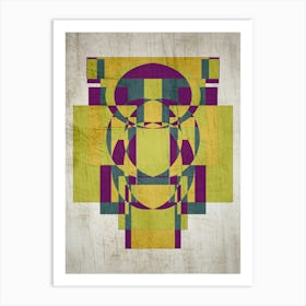 Abstract Geometric Pattern Art Print