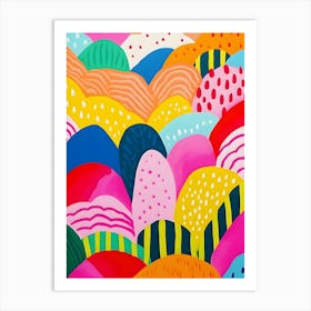 Colorful Vibrant Scenery Art Print