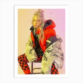 Billie Eilish Singer Art Print