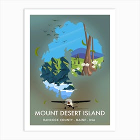 Mount Desert Island Art Print