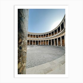 Courtyard Of The Palace Of Granada Art Print