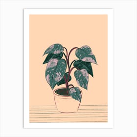 Philodendron Plant Art Print