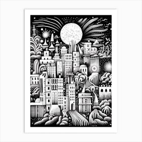 Cityscape 6 Art Print