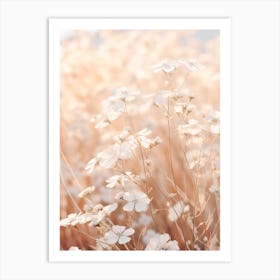 Boho Dried Flowers Phlox 1 Art Print