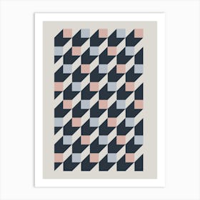 Geometric Squares Art Print