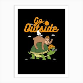 Go Outside Art Print