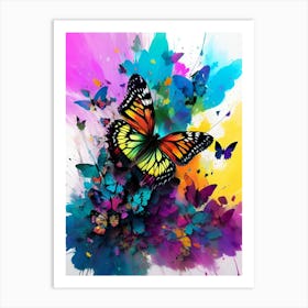 Colorful Butterfly 99 Art Print