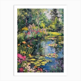  Floral Garden Floral Tapestry 4 Art Print