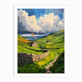 Rolling Hills Of Ireland 5 Art Print