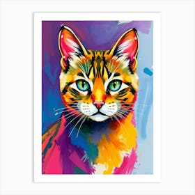 Tabby Cat Art Print