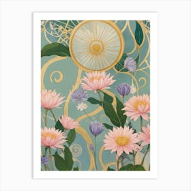 Lily Pattern Art Print