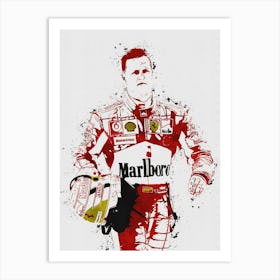 Michael Schumacher Art Print