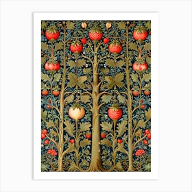 William Morris Strawberry Tree Art Print