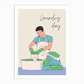 Laundry Day 1 Art Print