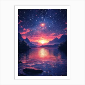 Night Sky 18 Art Print