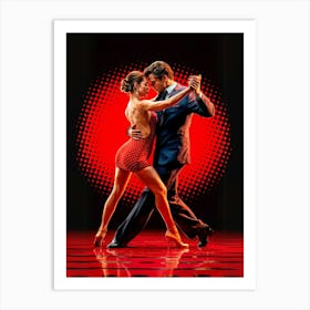 Tango Dancers 2 Art Print