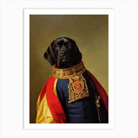 Mastiff 2 Renaissance Portrait Oil Painting Art Print