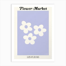 Flower Markets Art Print