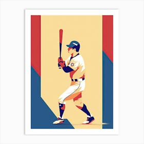 Baseball Player 4 Art Print