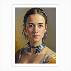 Portrait Of A Young Woman 21 Art Print