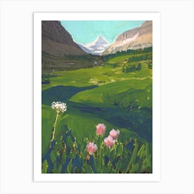 Glacier National Park Art Print