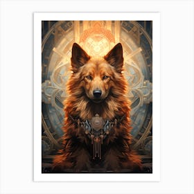 German Shepherd Dog Art Print