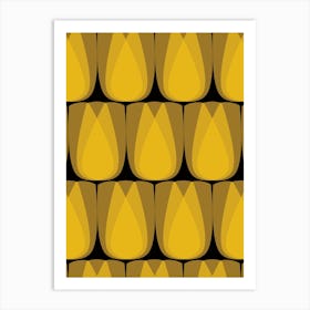 Tulip_Yellow Art Print