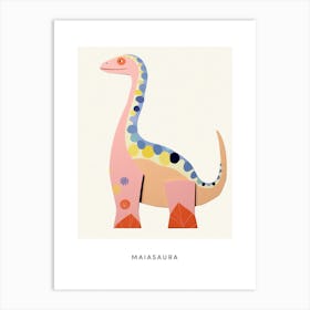 Nursery Dinosaur Art Maiasaura Poster Art Print