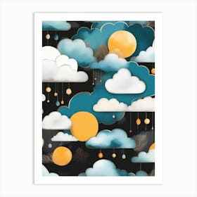 Clouds And Rain 1 Art Print