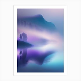 Fog, Waterscape Holographic 1 Art Print
