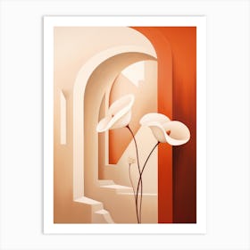 Flowers In The Archway Art Print