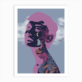 Audrey 3 4 Art Print