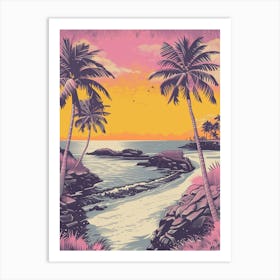 Tropical Sunset 5 Art Print