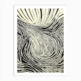 Stylophora Linocut Art Print