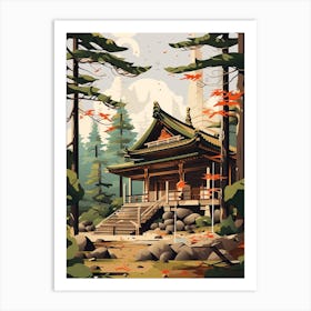 Shinto Shrines Japanese Style 12 Art Print