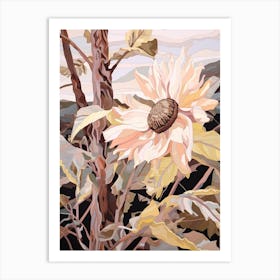 Sunflower 1 Flower Painting Art Print