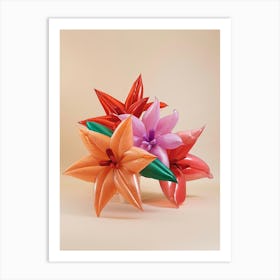 Dreamy Inflatable Flowers Poinsettia Art Print