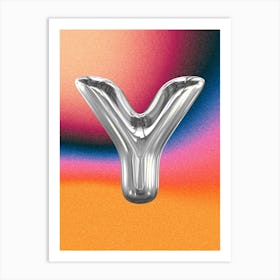 Chrome Y Poster Art Print