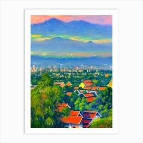 Thailand Cityscape Art Print