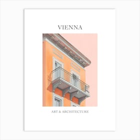 Vienna Travel And Architecture Poster 4 Art Print
