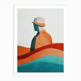 Man In The Hat Art Print