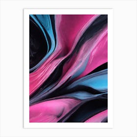 Abstract Layered Pop color Art Print