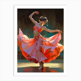 Belly Dancer Art Print