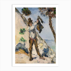 Man With A Vest, Paul Cézanne Art Print