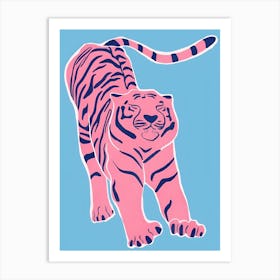 Pink Tiger Art Print