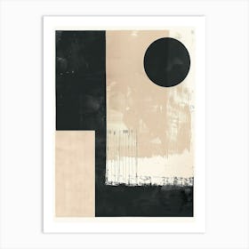 Textured Stillness Minimalist Style Art Print