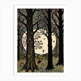 William Morris Bees In The Woods Art Print