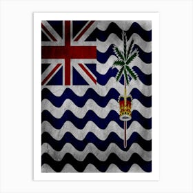 British Indian Ocean Territory Flag Texture Art Print